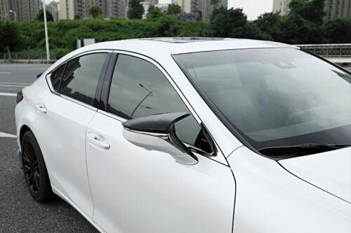 For Lexus ES 2019-2025 abs Gloss Black Side Rearview Mirror Cover Trim 2PCS