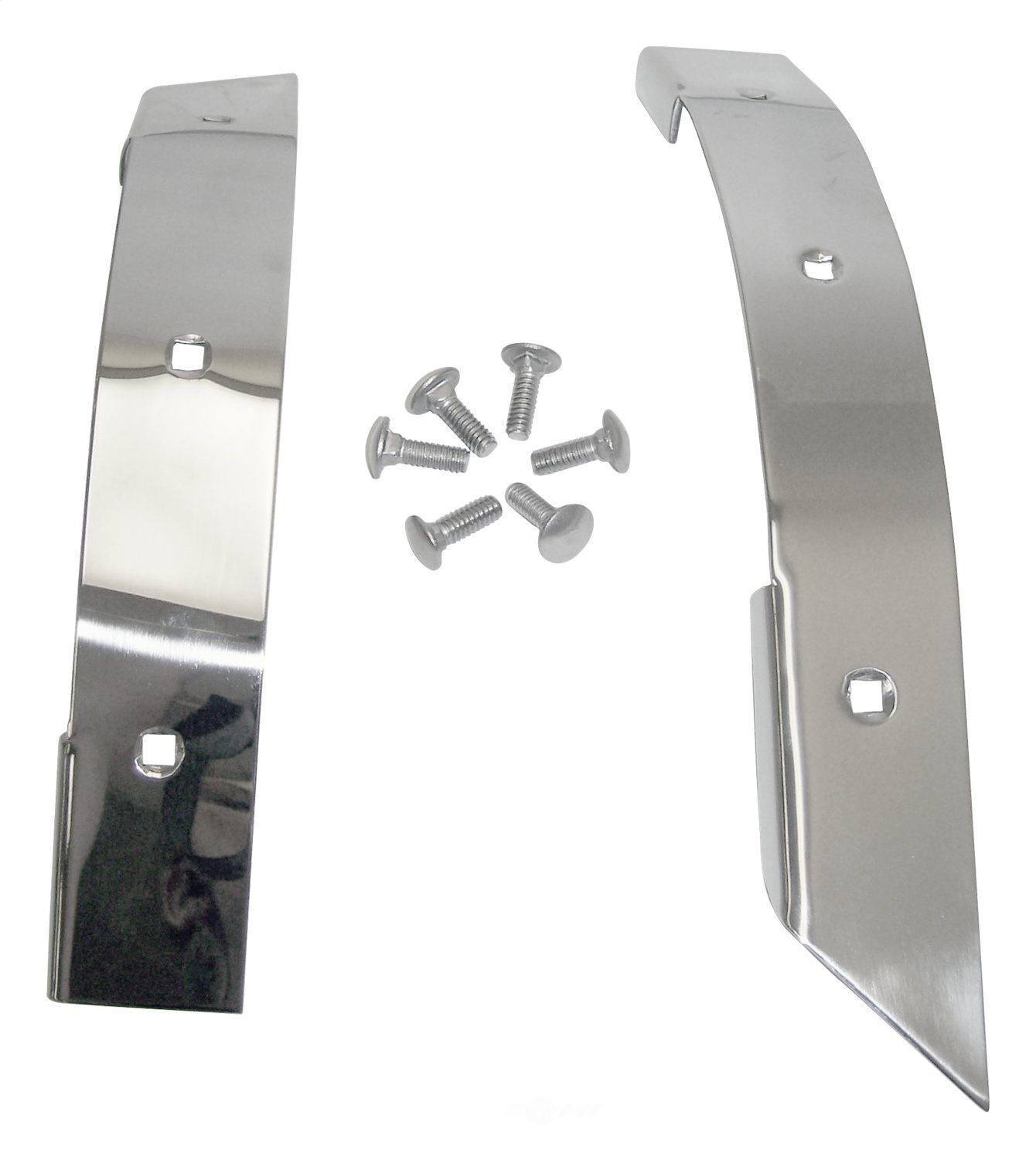 Fits 1987-1995 Jeep Wrangler YJ Stainless Steel Body Corner Guard Set