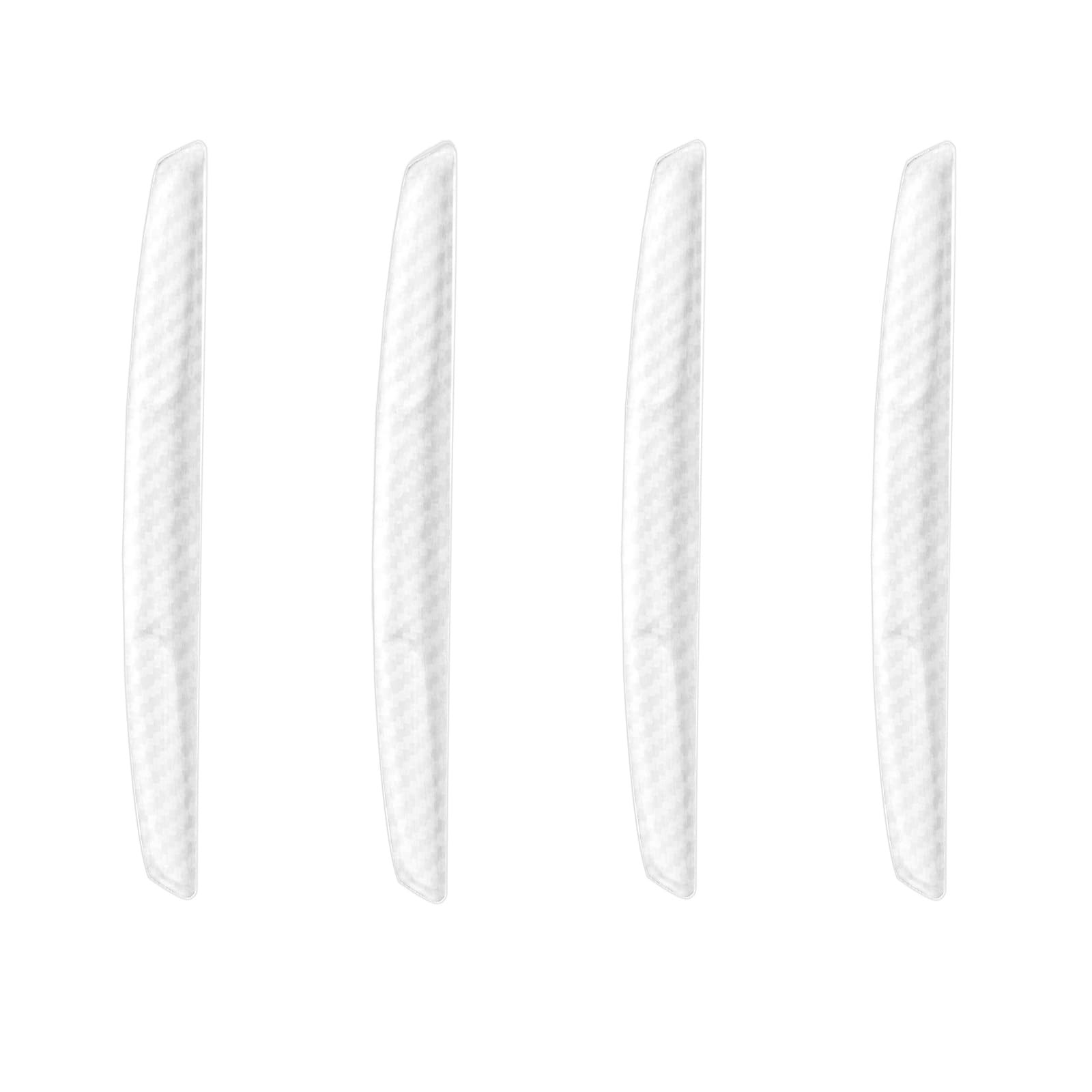 WORCAS 4Pcs Universal Car Door Edge Guards，Silicone 6*0.6INCH, Transparent