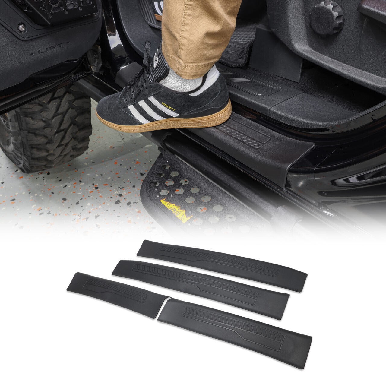 IAG I-Line Door Sill Entry Guard Plate Protector for Ford Bronco 4 Door 2021+
