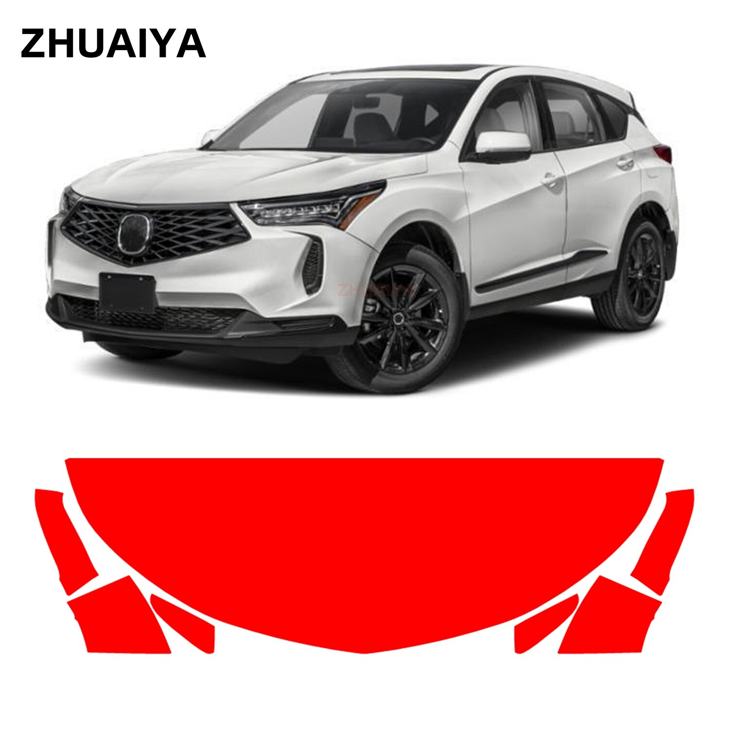 Partial Hood + Fenders PPF Paint Protection Film For Acura RDX 2022-2025