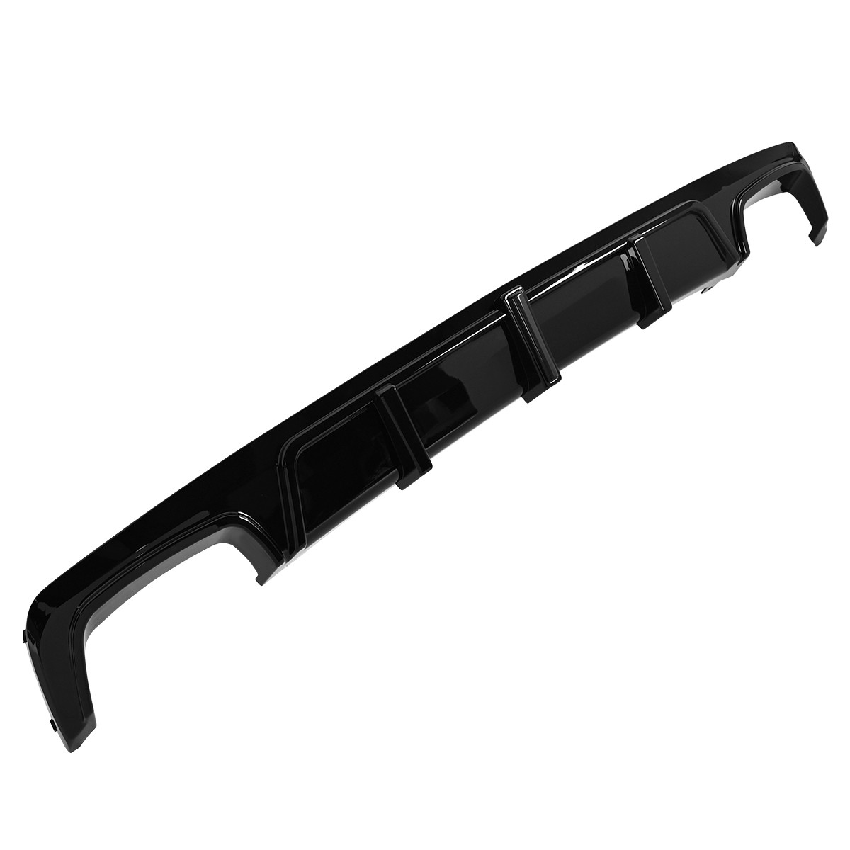 For BMW 5 Series G30 LCI 2021-23 Rear Bumper Diffuser Lip Splitter w/ LED light