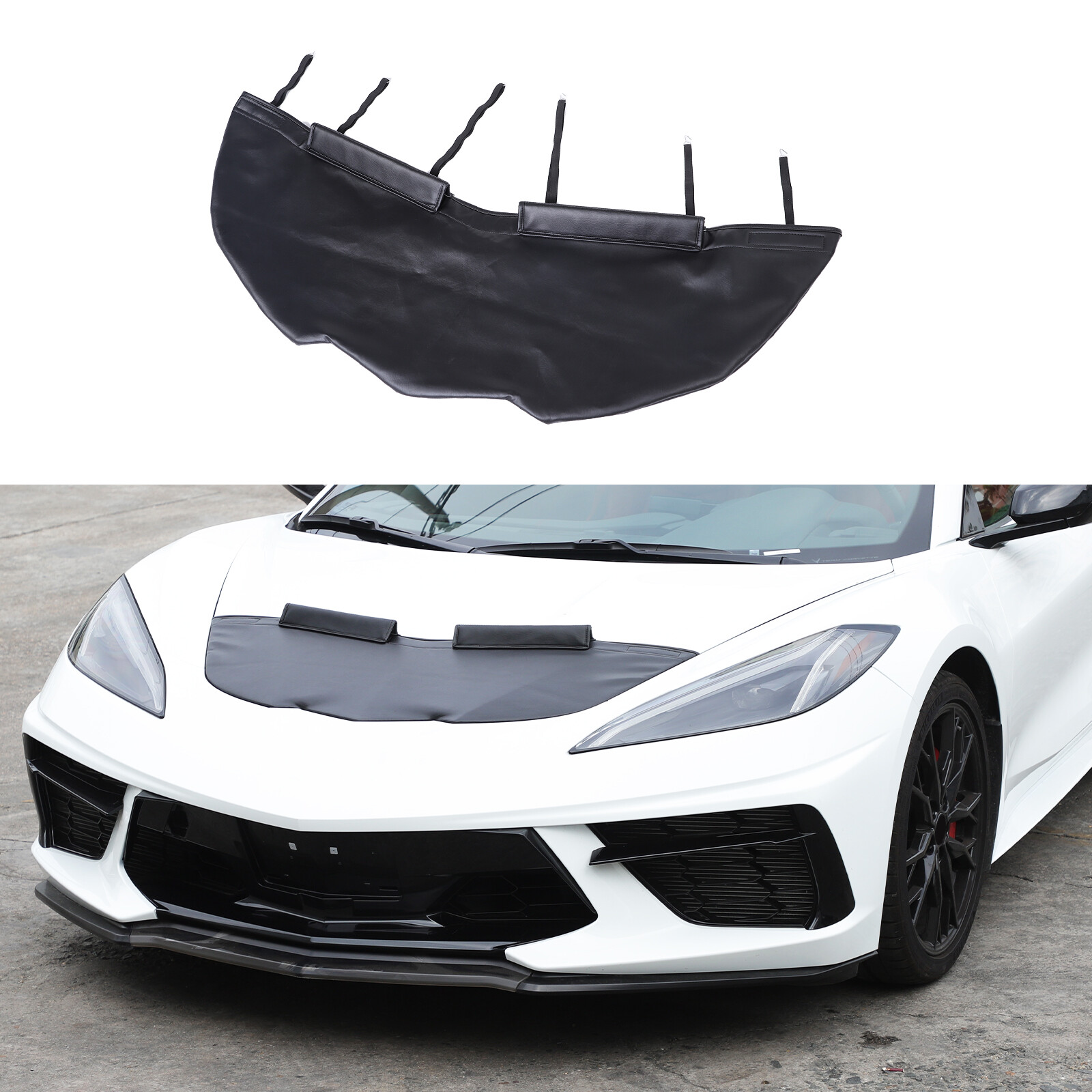 Front End Cover Hood Car Mask Bra Protector For Corvette C8 2020-2024 Z51 Z06 US
