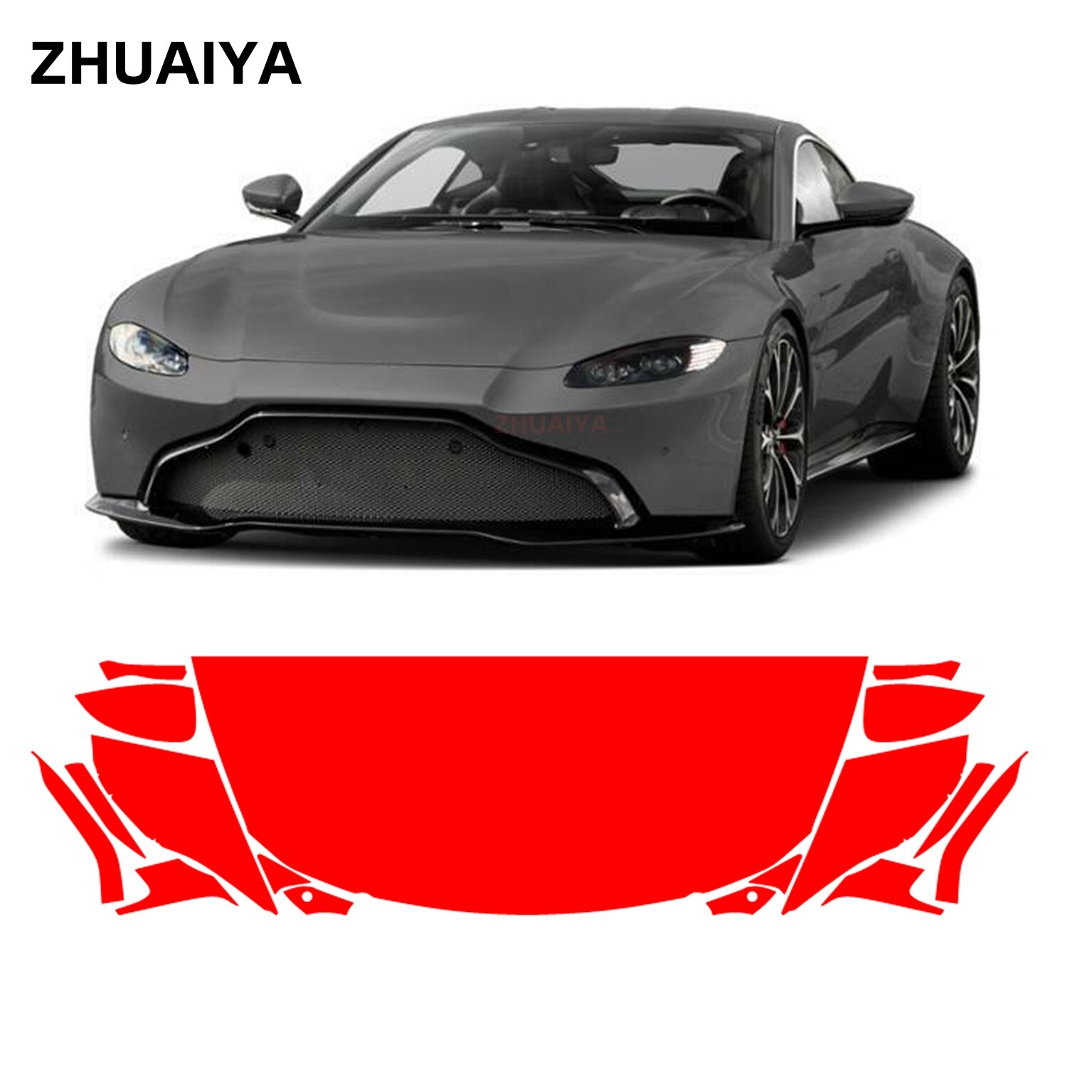 l Hood + Fenders PPF Paint Protection Film For Aston Martin Vantage 19-2021