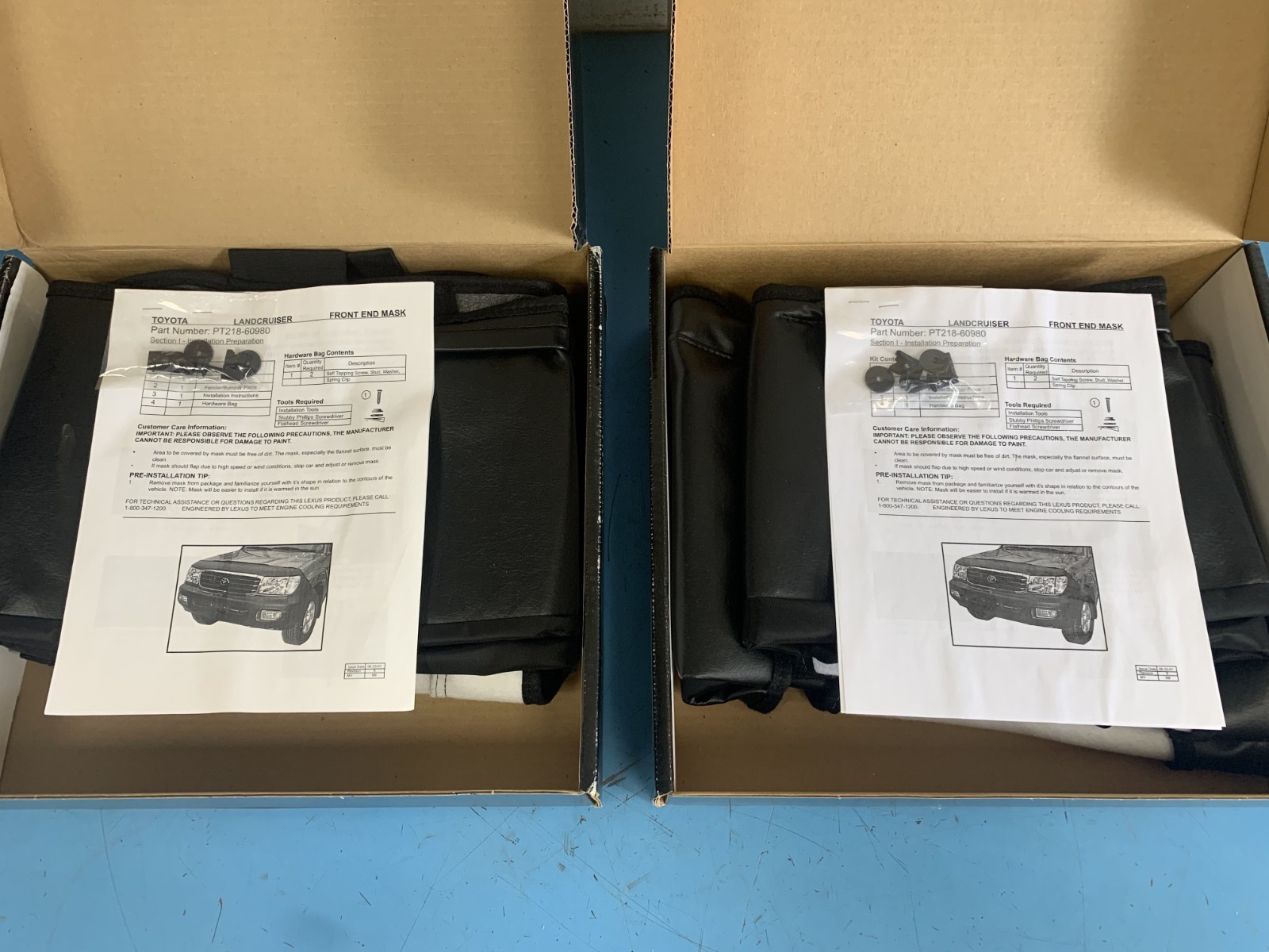 Toyota Land Cruiser 1998-2002 NEW OEM Front End Nose Mask Cover Bra w/ oem box