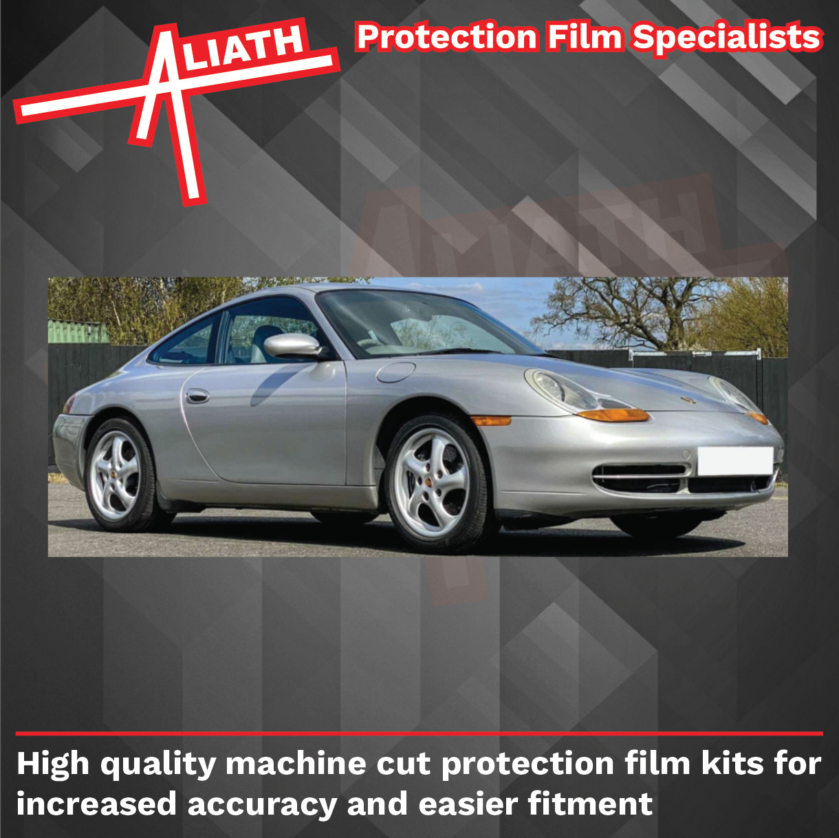Fit Porsche 911 996 98-05 Arch edge CLEAR Stone Chip Guard Paint Protection Film