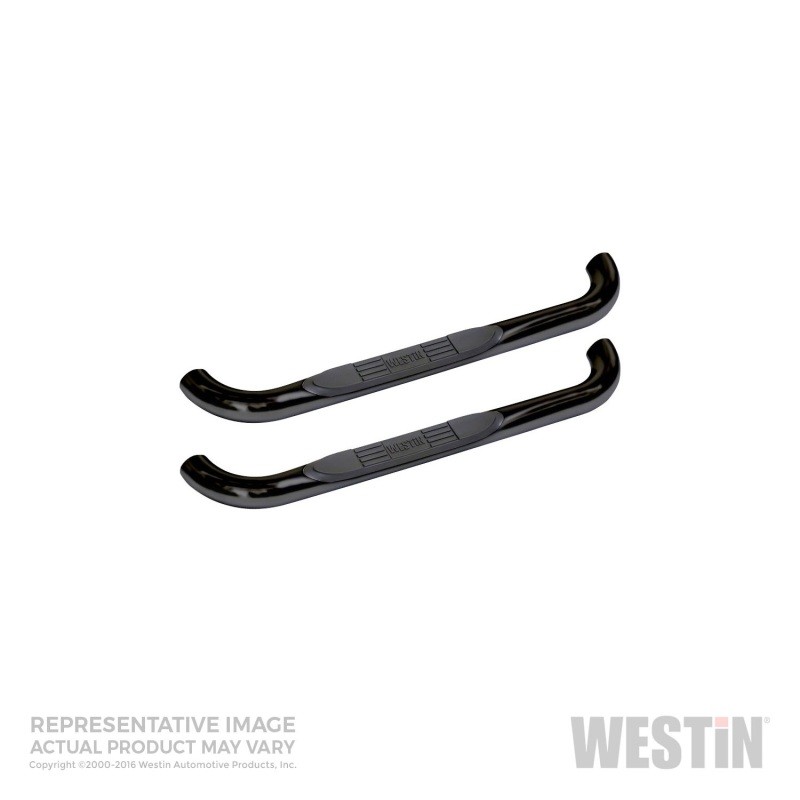 Westin E-Series 3-Inch Nerf Step Bars for Ford Bronco 1994-1997 – Black