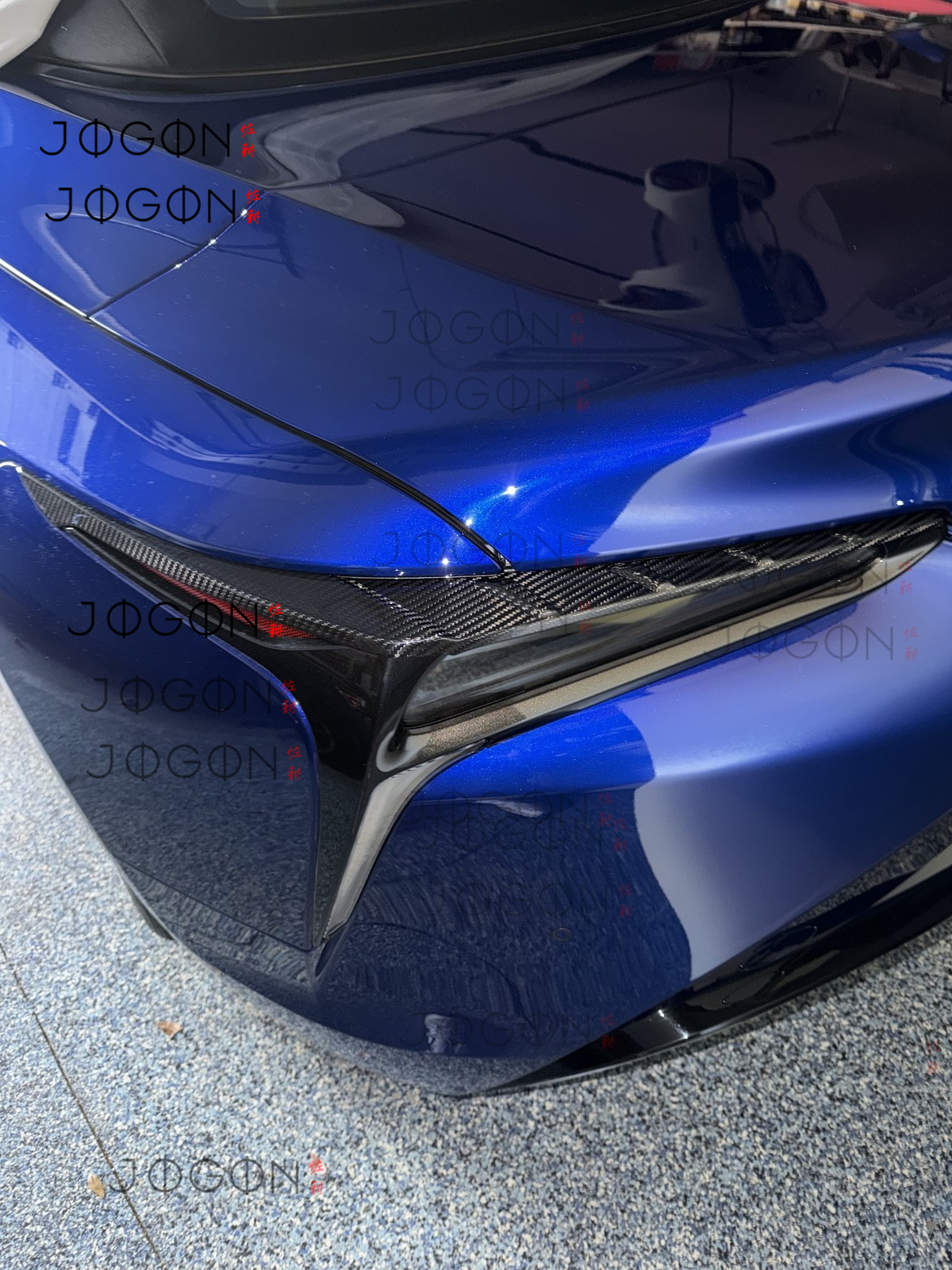 Real Carbon Taillight Brake Light Side Vent Decor For Lexus LC500 LC500h 2018-26