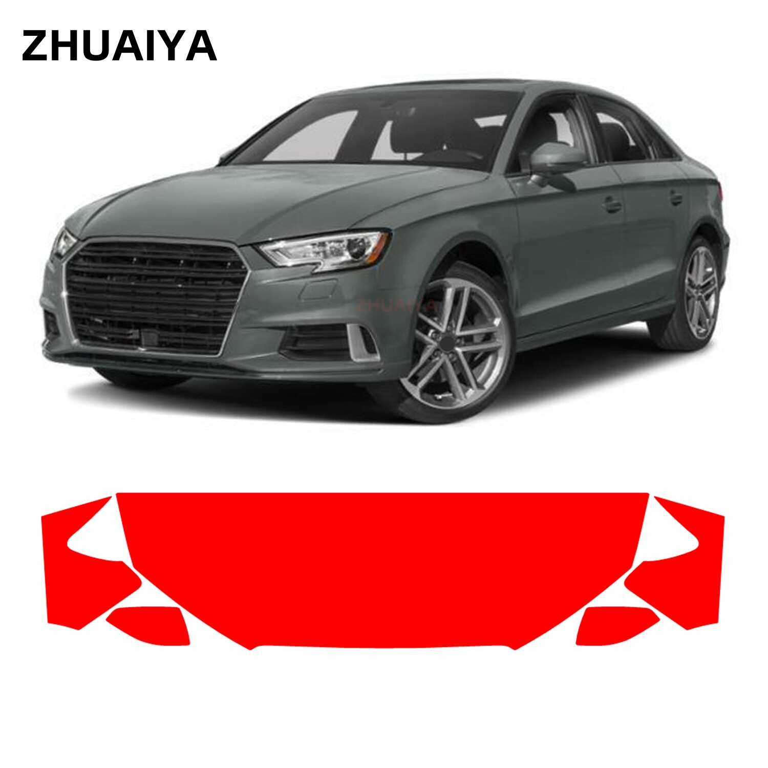 Partial Hood + Fenders PPF Paint Protection Film For Audi A3 2017-2020