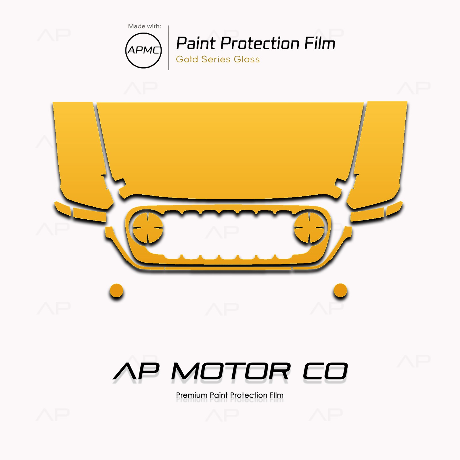 Jeep Wrangler 2024-2025 Series Pre Cut Paint Protection Film Clear Bra PPF