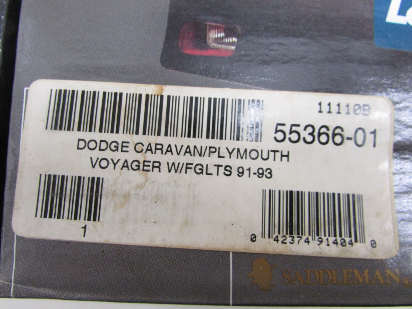NOS! SADDLEMAN LeBra CUSTOM FRONT COVER FOR 91-93 DODGE CARAVAN PLYMOUTH VOYAGER