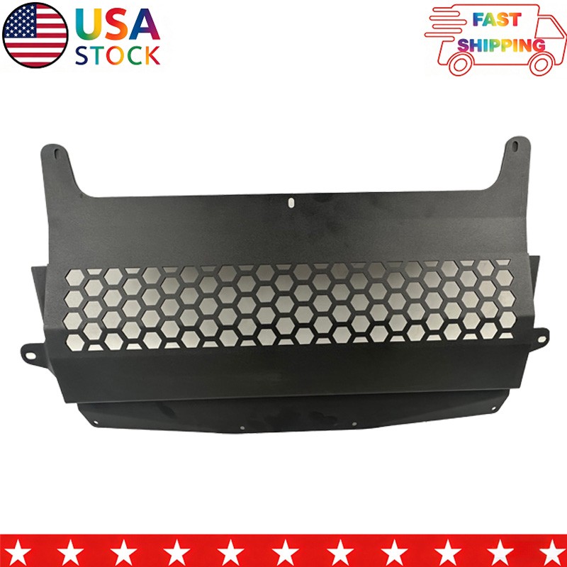 Black Aluminum Oil Cooler Skid Plate For BWM S55 F80 M3 F82 F83 M4 3.0L Turbo