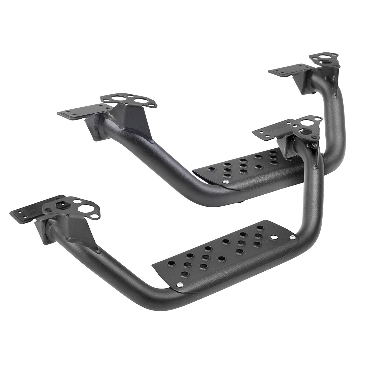 Go Rhino Step Nerf Bar Kit 4in. Drop Steps for Dominator Xtreme D6; Pair-Texture