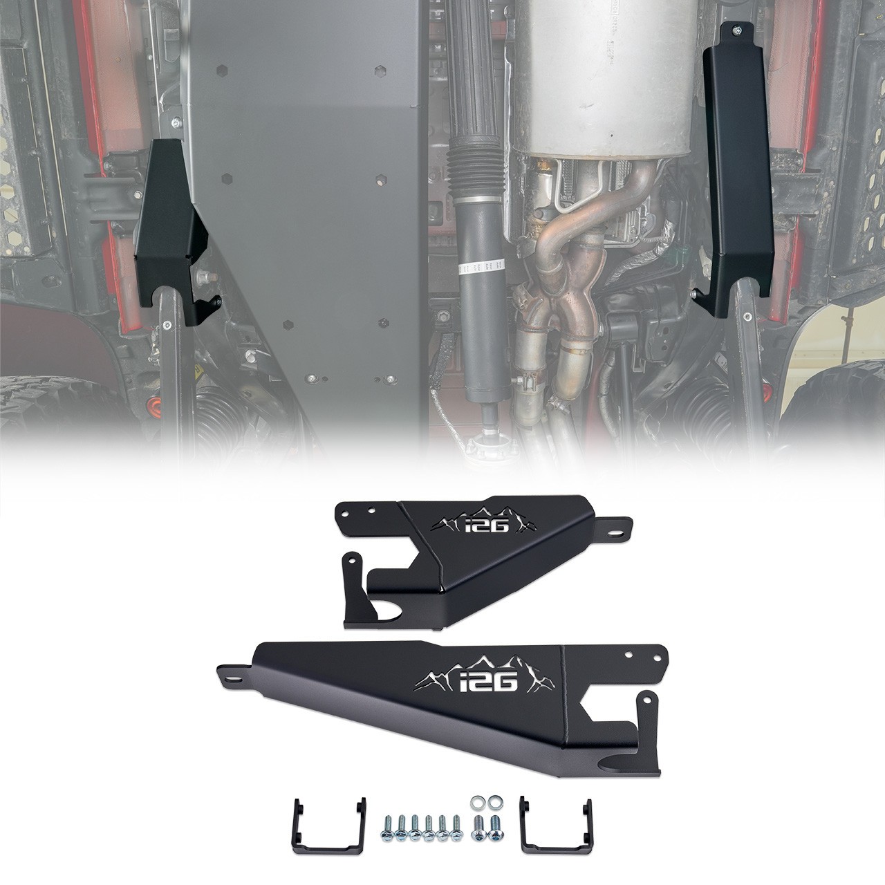 IAG Rock Armor Rear Lower Trailing Arm Skid Plate for Ford Bronco Raptor 2022+