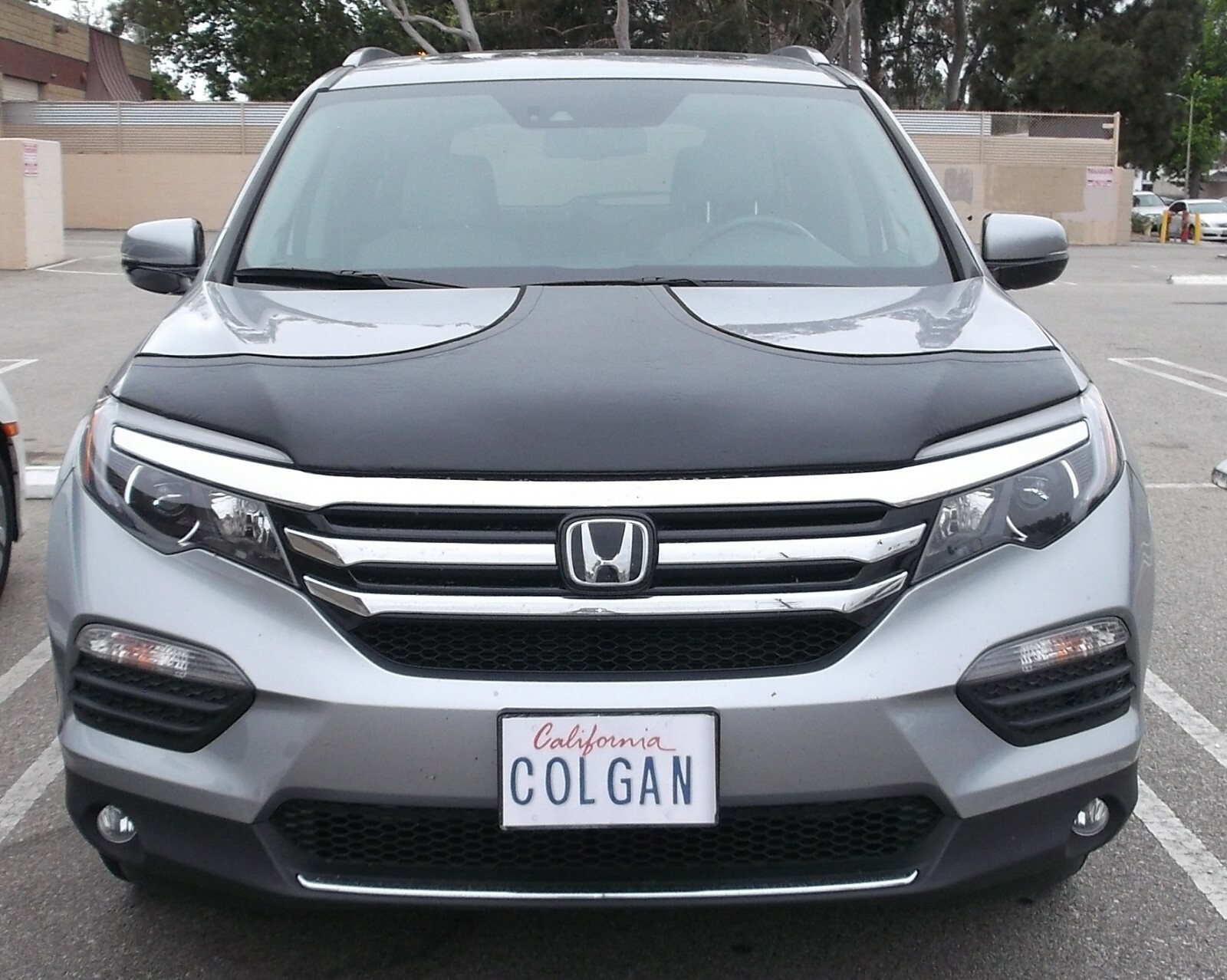 Colgan T-Style Hood Bra Mask Fits Honda Pilot EX, EX-L, LX , Touring 2016-2018