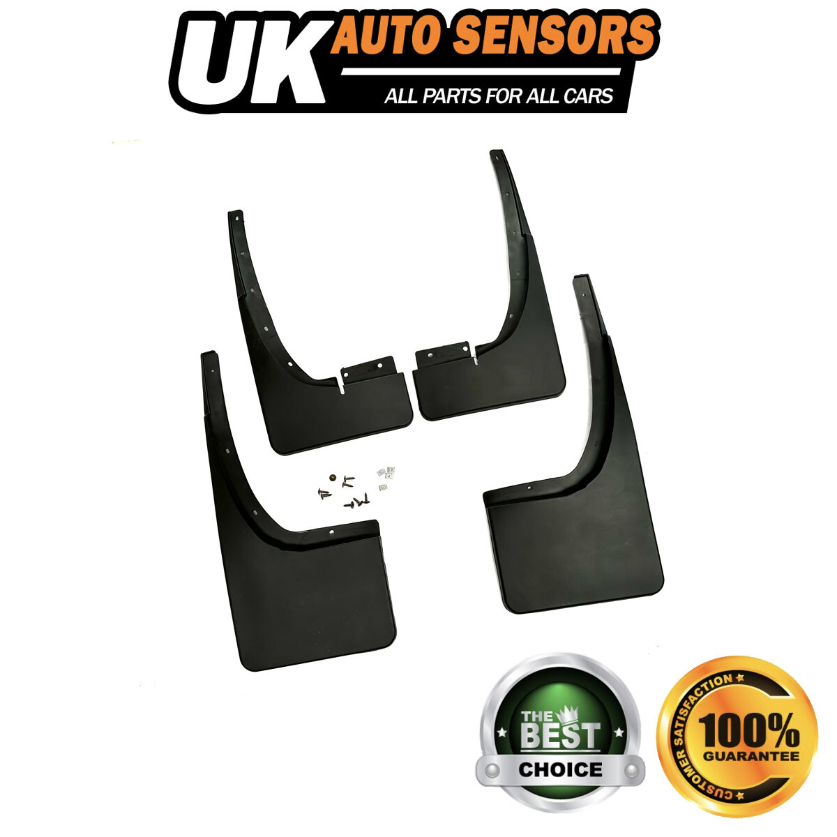 Full Set Rubber MudFlaps For Ford Ranger 2012-2018 AST