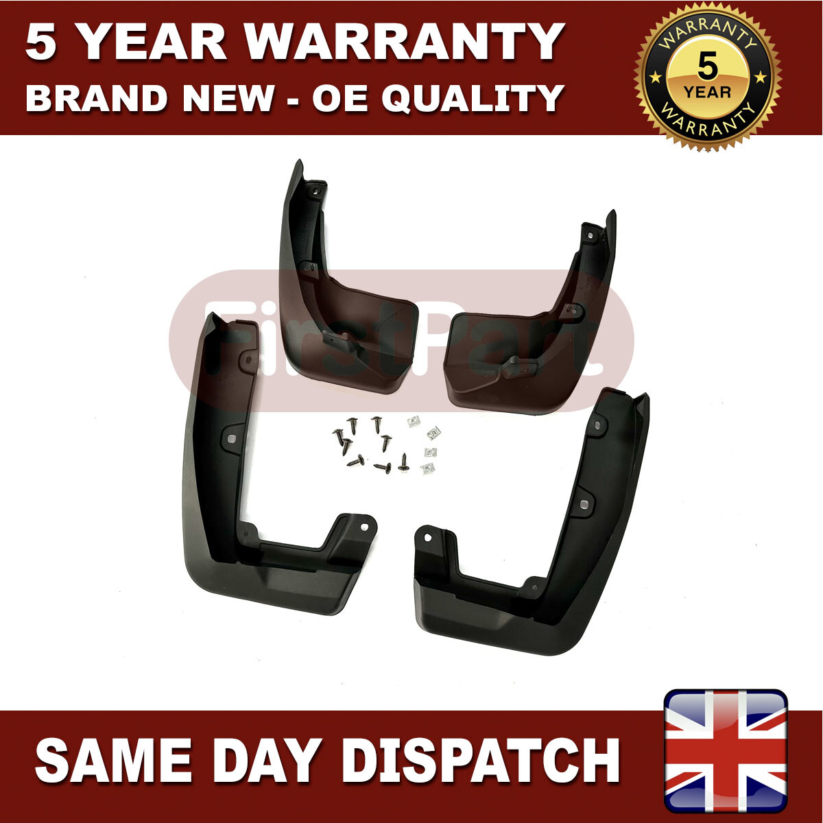 Direct Fit Mudflaps FR RR For Honda CR-V 2017-2020 Firstpart
