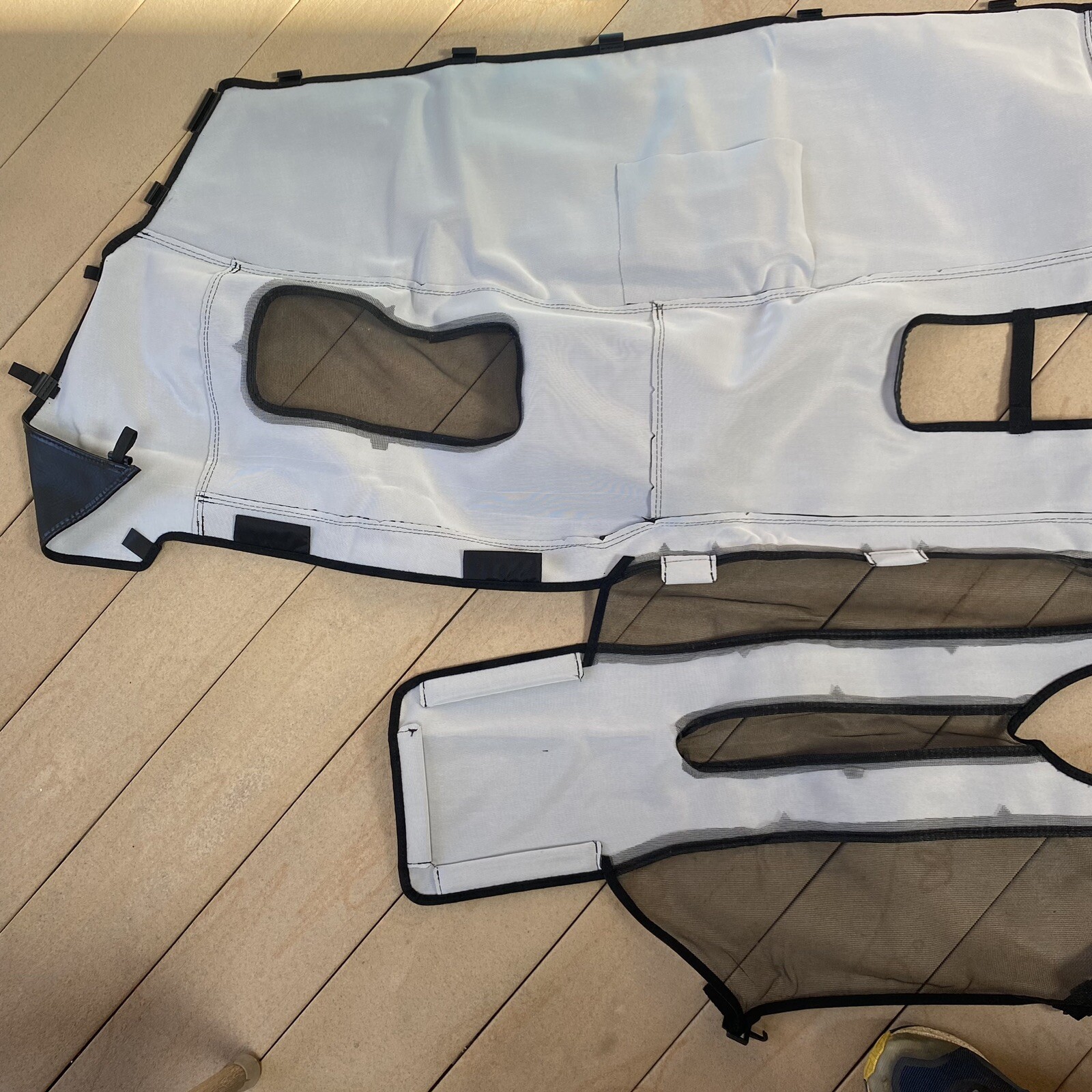 Used Lebra Front End Mask Cover Bra FORD F150 2018 with fogs Lights 551629-01