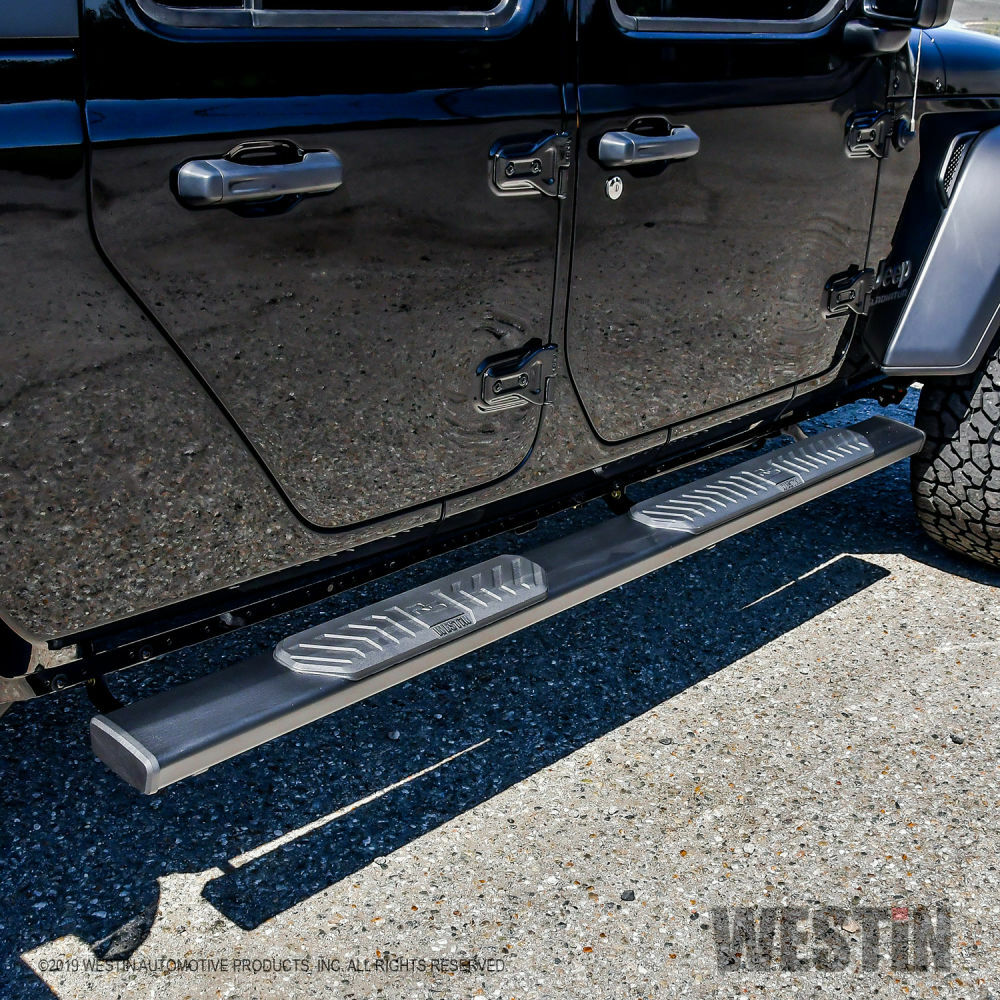 Westin Black Aluminum R5 Nerf Step Bars Fits F150 F250 F350 SuperCrew 28-51095