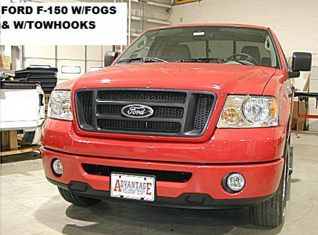 Lebra Front End Mask Cover Bra Fits FORD F150 2006-2008 with fog lights