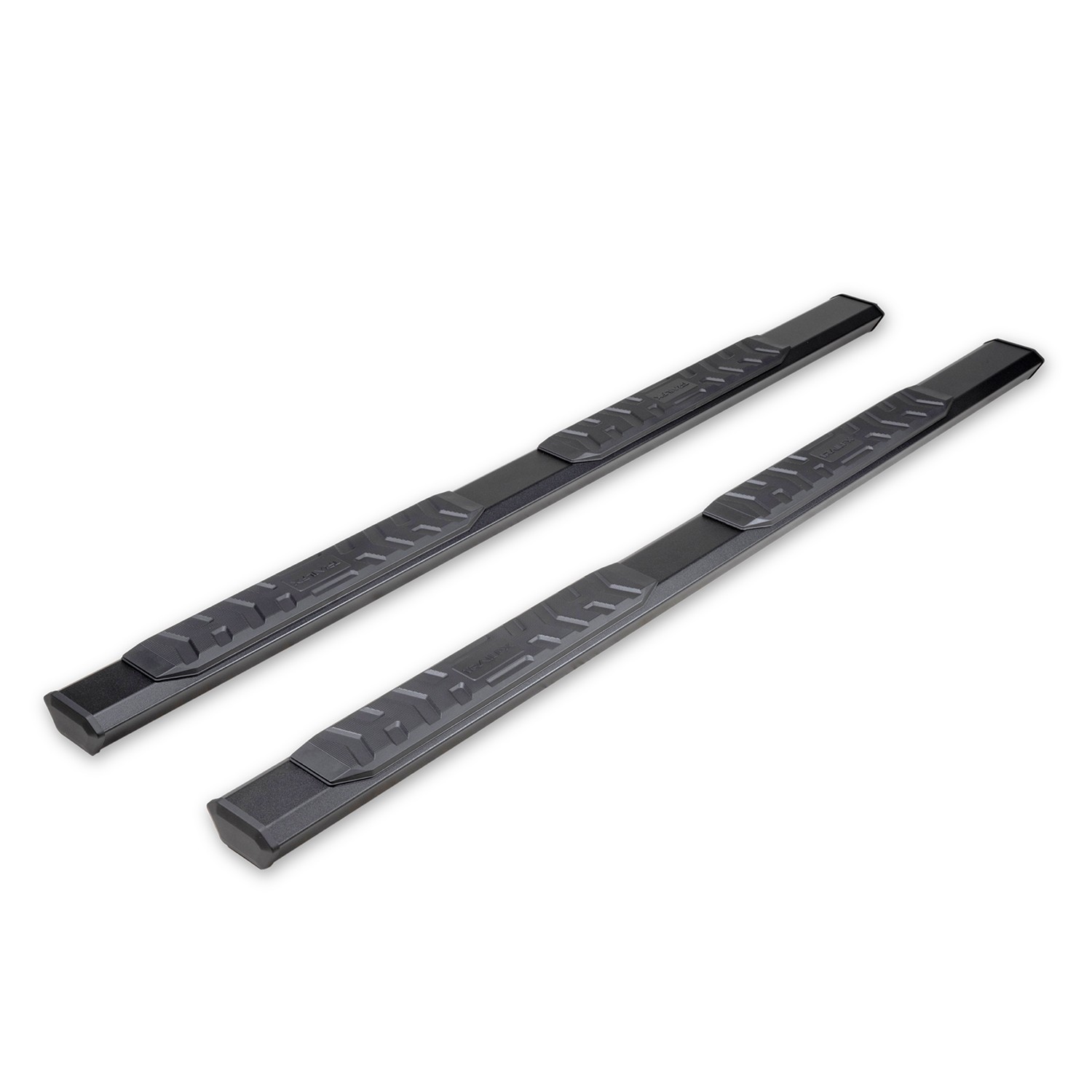 TrailFX AL4025B 4.5″ Hexagonal Straight Rocker Panel Mount Nerf Bar Set