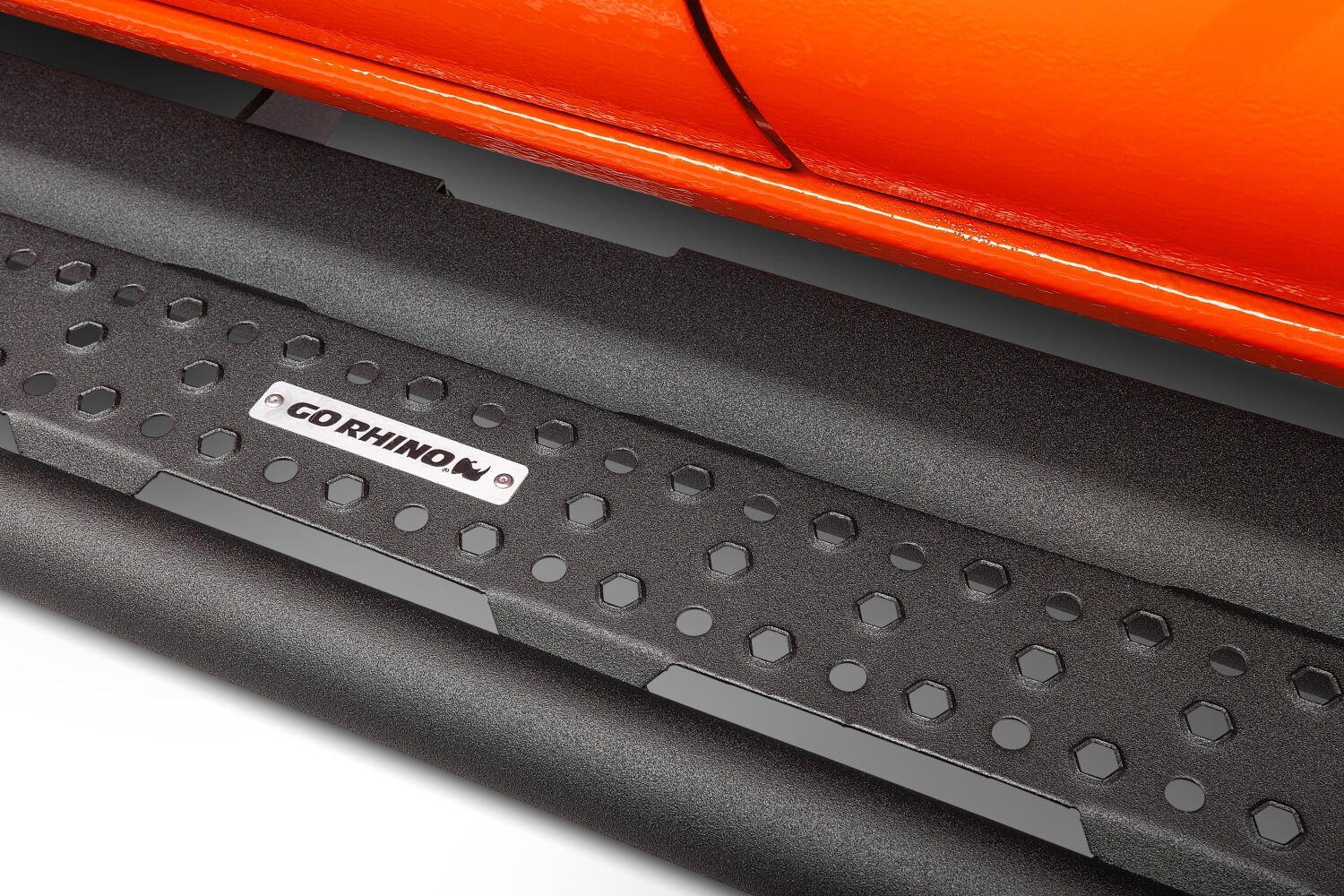 Go Rhino D64505T Dominator Xtreme D6 Side Steps with Rocker Panel Bracket Kit