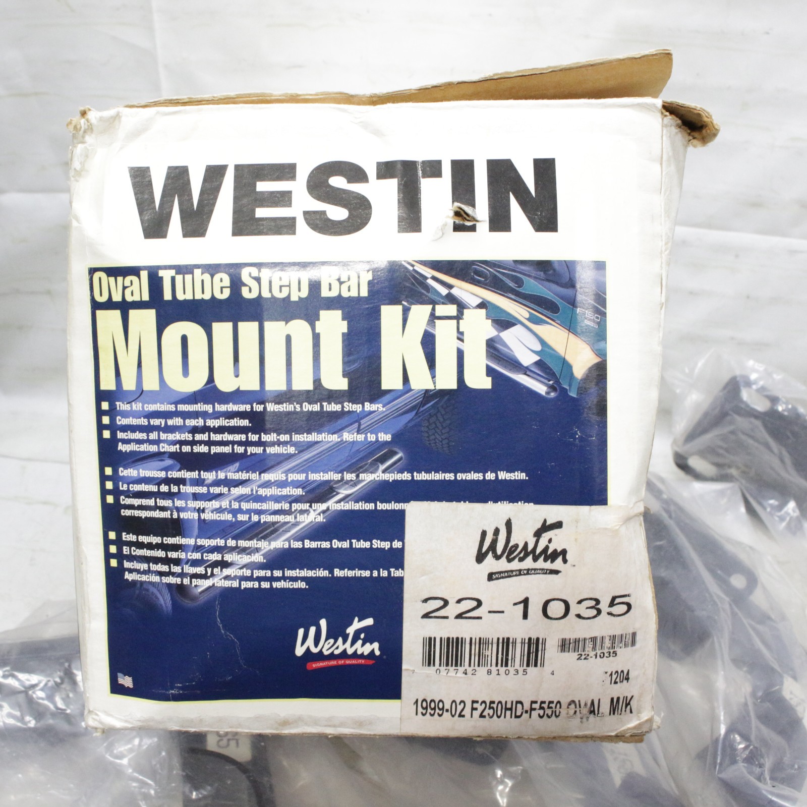 Westin 22-1035 22-Series Oval Step Bar Brackets for 99-16 F250 F350 F450 F550