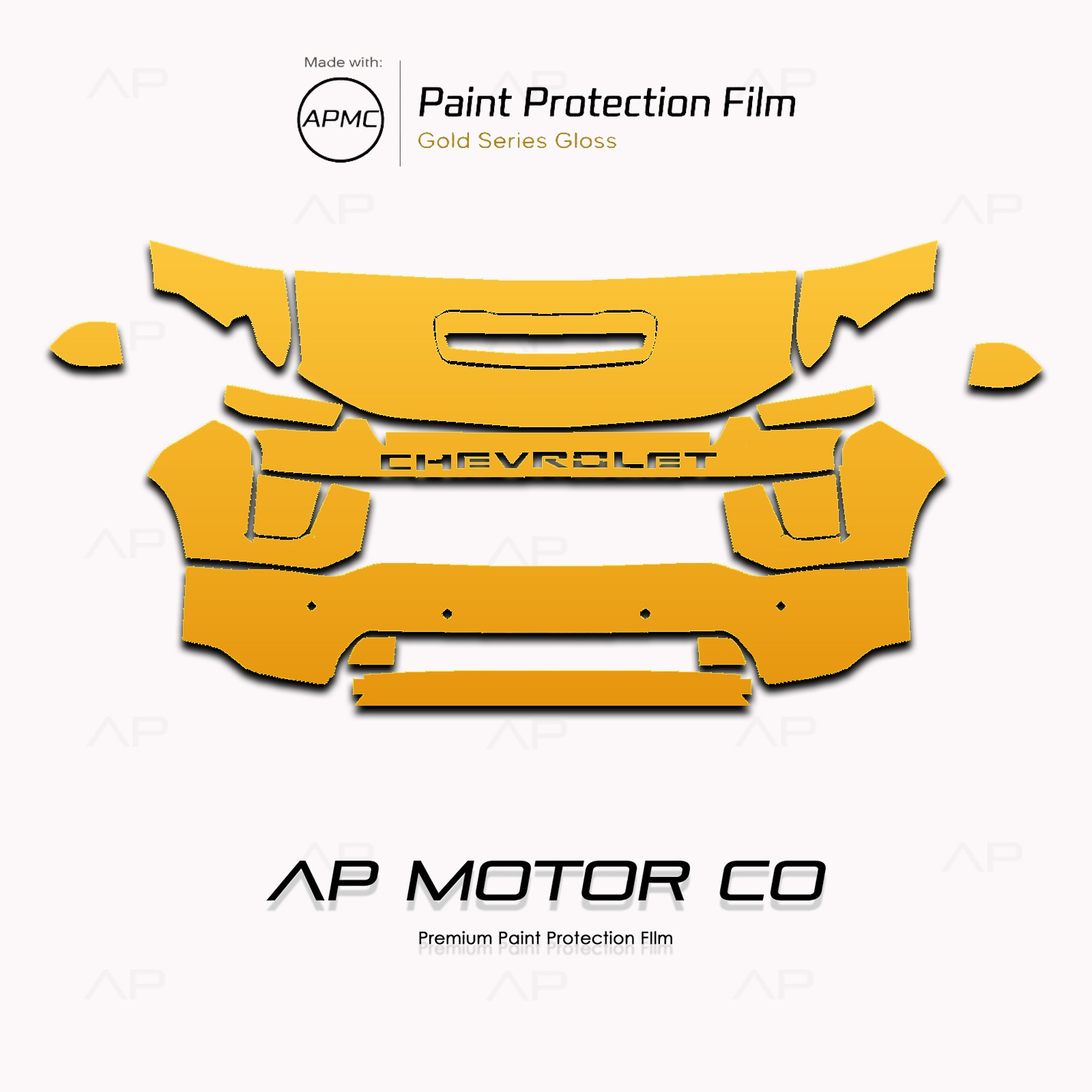 Chevrolet Silverado 2500 HD 2020-2023 Pre Cut Paint Protection Film PPF Kit