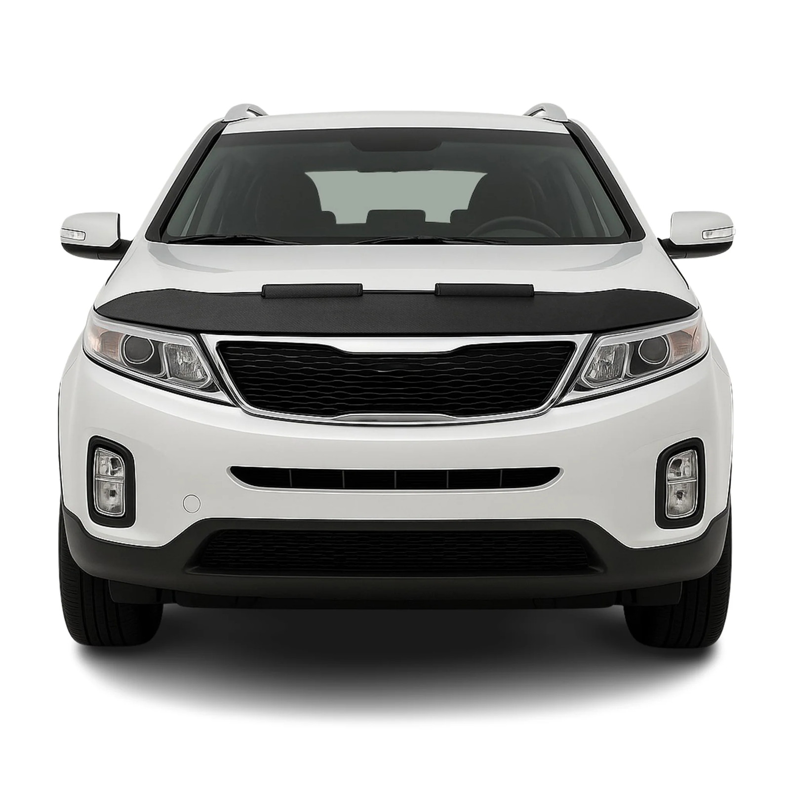 Car Bonnet Mask Hood Bra for Kia Sportage 2011-2014 Carbon Black 1 Pc