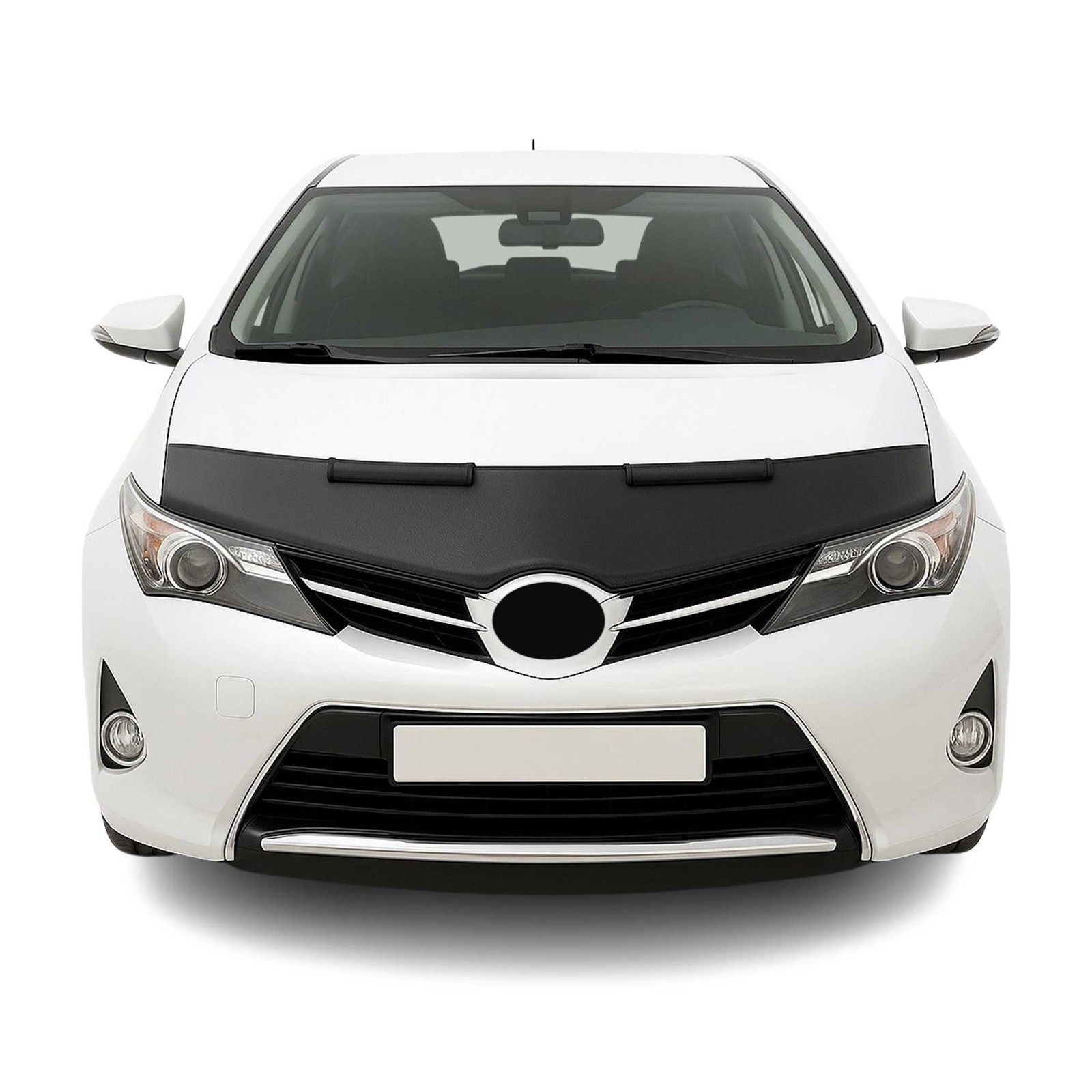 Car Bonnet Mask Hood Bra for Toyota Corolla iM 2017-2018 Black 1 Pc