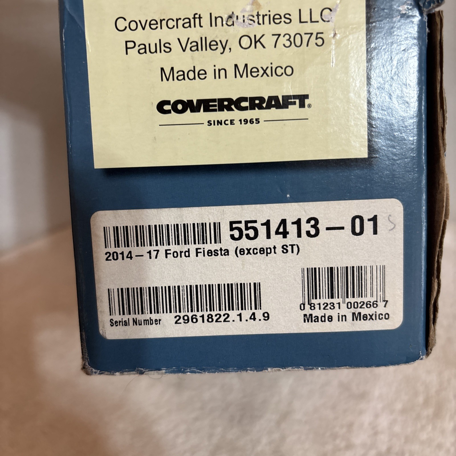 Covercraft LeBra Custom Front End Cover for 2014-2017 Ford Fiesta