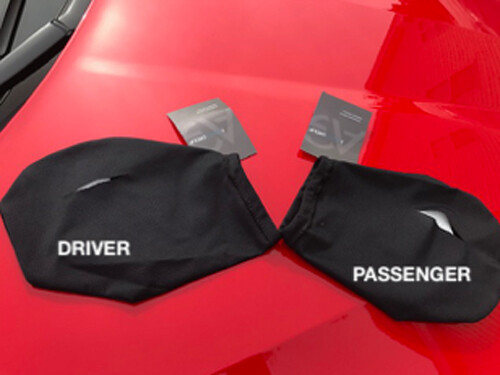 NoviStretch Mirror Covers for the 2020+ C8 Corvette
