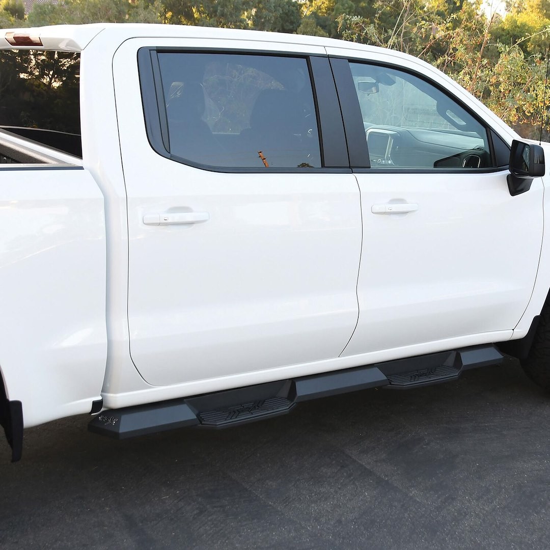 Westin Automotive 56-24135 Steel Square Black Textured Powder Coated Nerf Bar