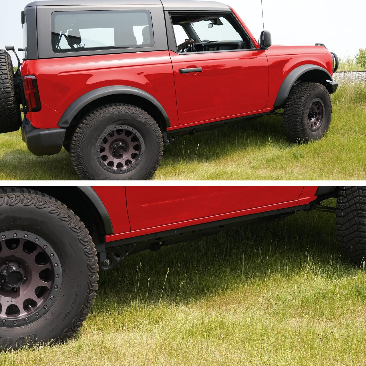 Pinch Weld Cover Fit for Ford Bronco 2-Door 2021-2023 Trail Armor Rocker Panels