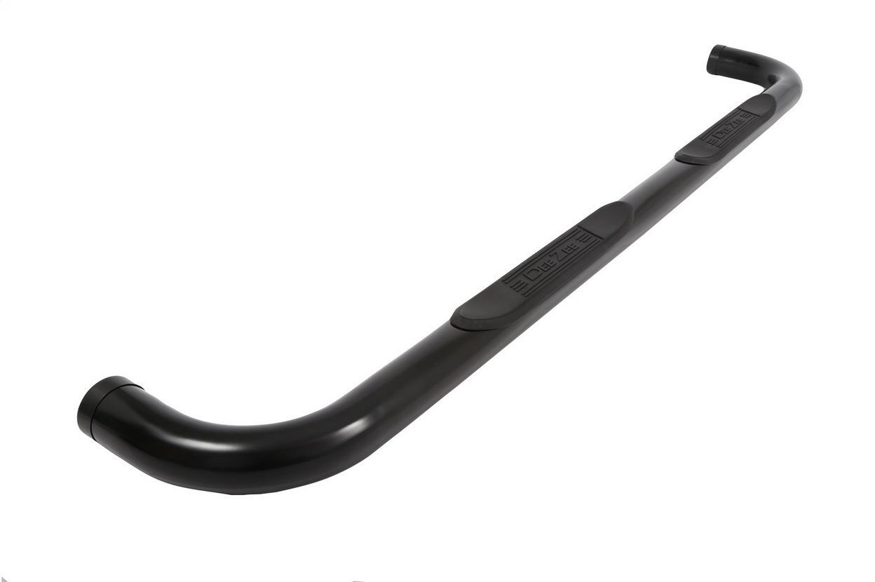 Dee Zee Textured Black Steel Side Steps 3 in. Round Cab Length +BLK/NB Fits Chev