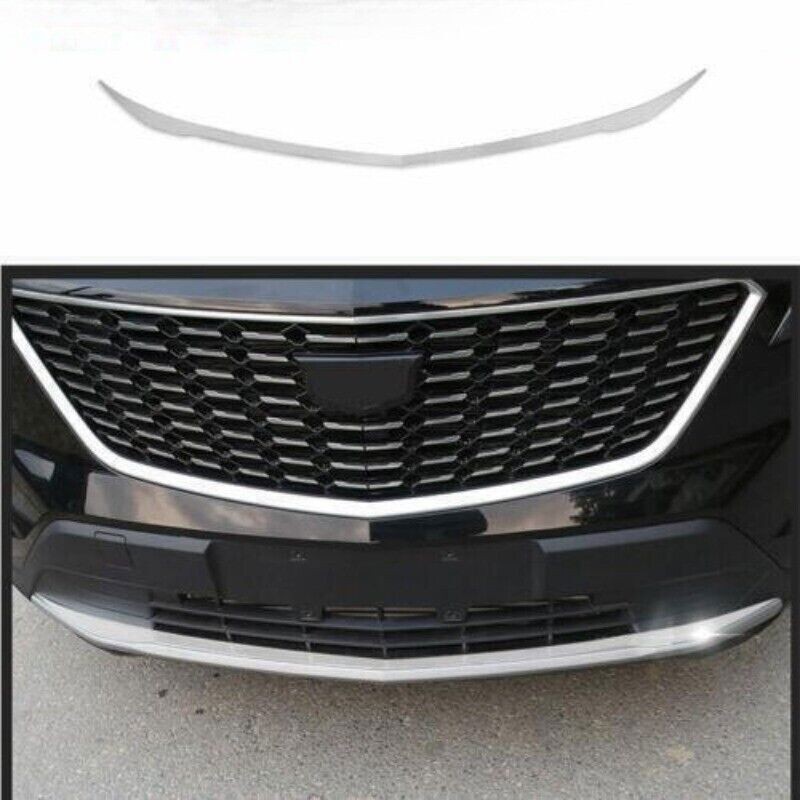 For Cadillac XT4 2019-2023 stainless Front Bumper Lower Protector Strip Trim