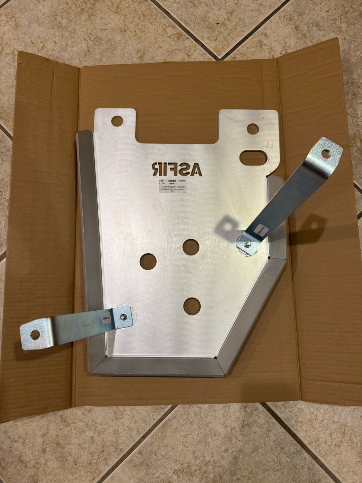 ASFIR 4×4 2017-2026 6.7L Diesel Ford F250 350 450 Fuel Tank Aluminum Skid Plate