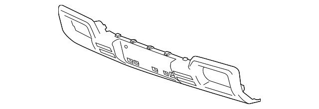Genuine GM Front Bumper Impact Bar Skid Plate 22902313