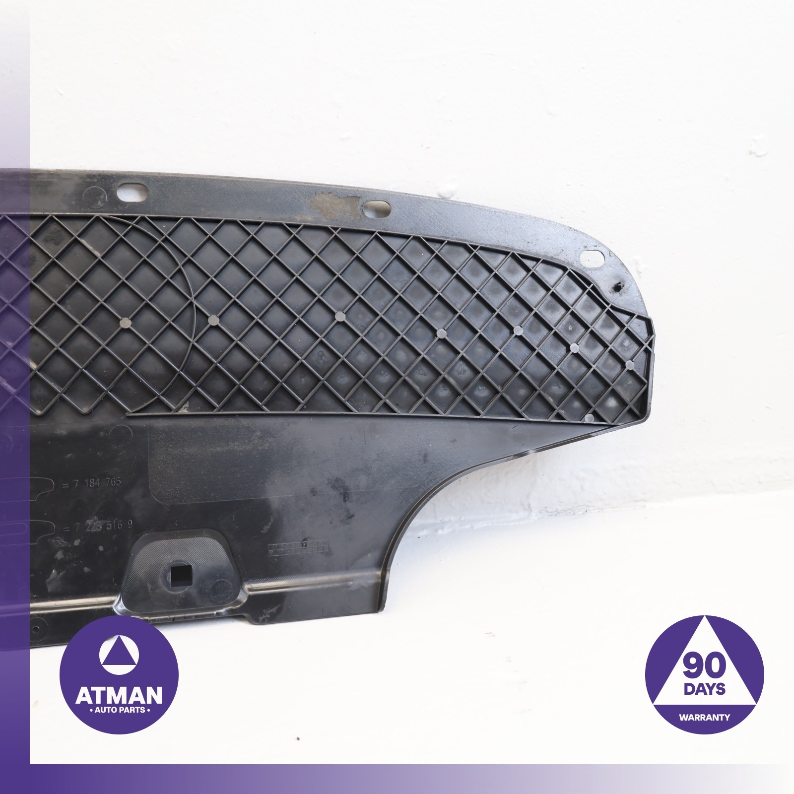 BMW F10 535i Rear Bumper Splash Shield Valance Panel Cover OEM
