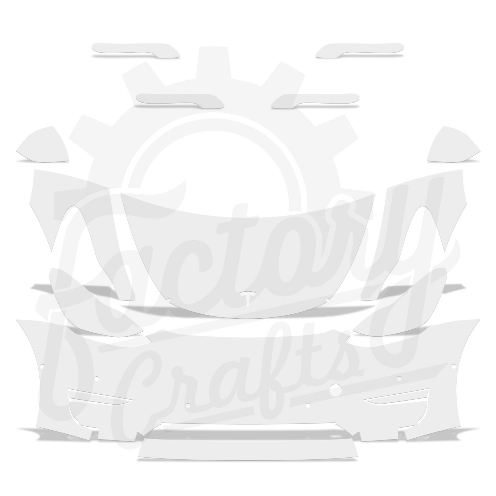 Stone Guard Paint Protection Film Clear Bra PPF FOR Tesla Model Y 20-22 Half kit