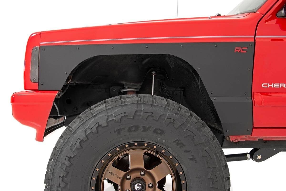 Rough Country Front Fender Panel Armor, for 84-96 Cherokee XJ; 10577