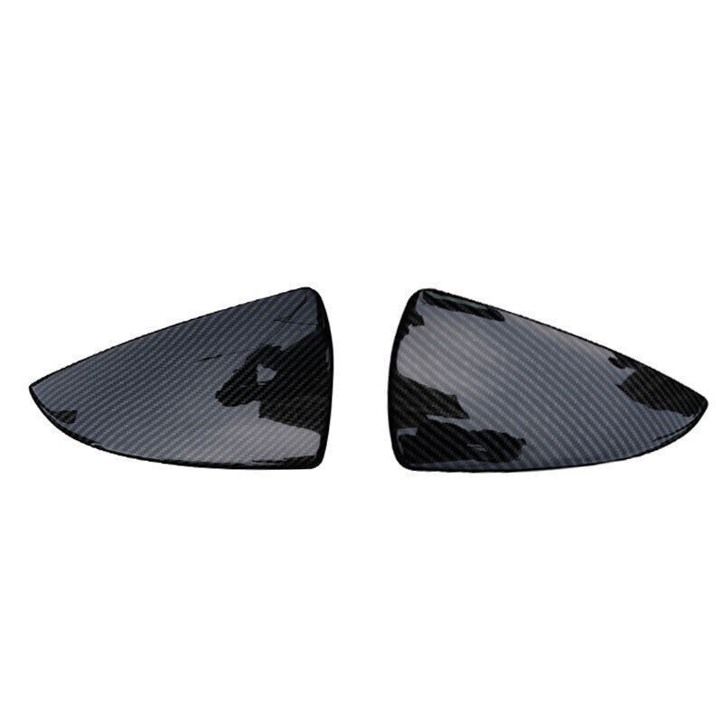 For Lexus ES 2019-2025 Carbon Fiber look Rear View Side Door Mirror Cover Trim