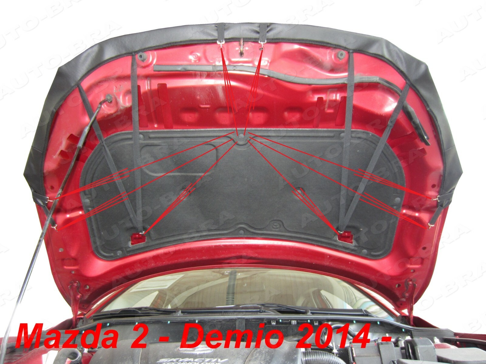 Bonnet bra for Mazda 2 Demio DJ manufactured 2014-2022 stone chip protection …