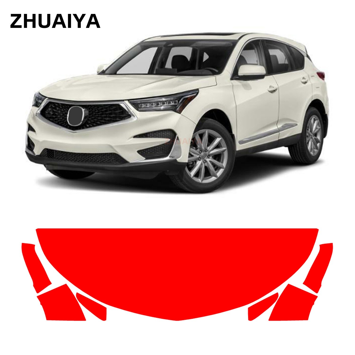 Partial Hood + Fenders PPF Paint Protection Film For Acura RDX 2019-2021