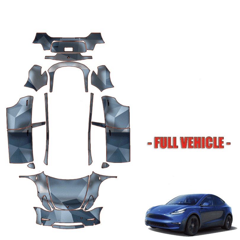 2020-2024 For Tesla Model Y Precut Paint Protection PPF Kit – Full Vehicle Wrap