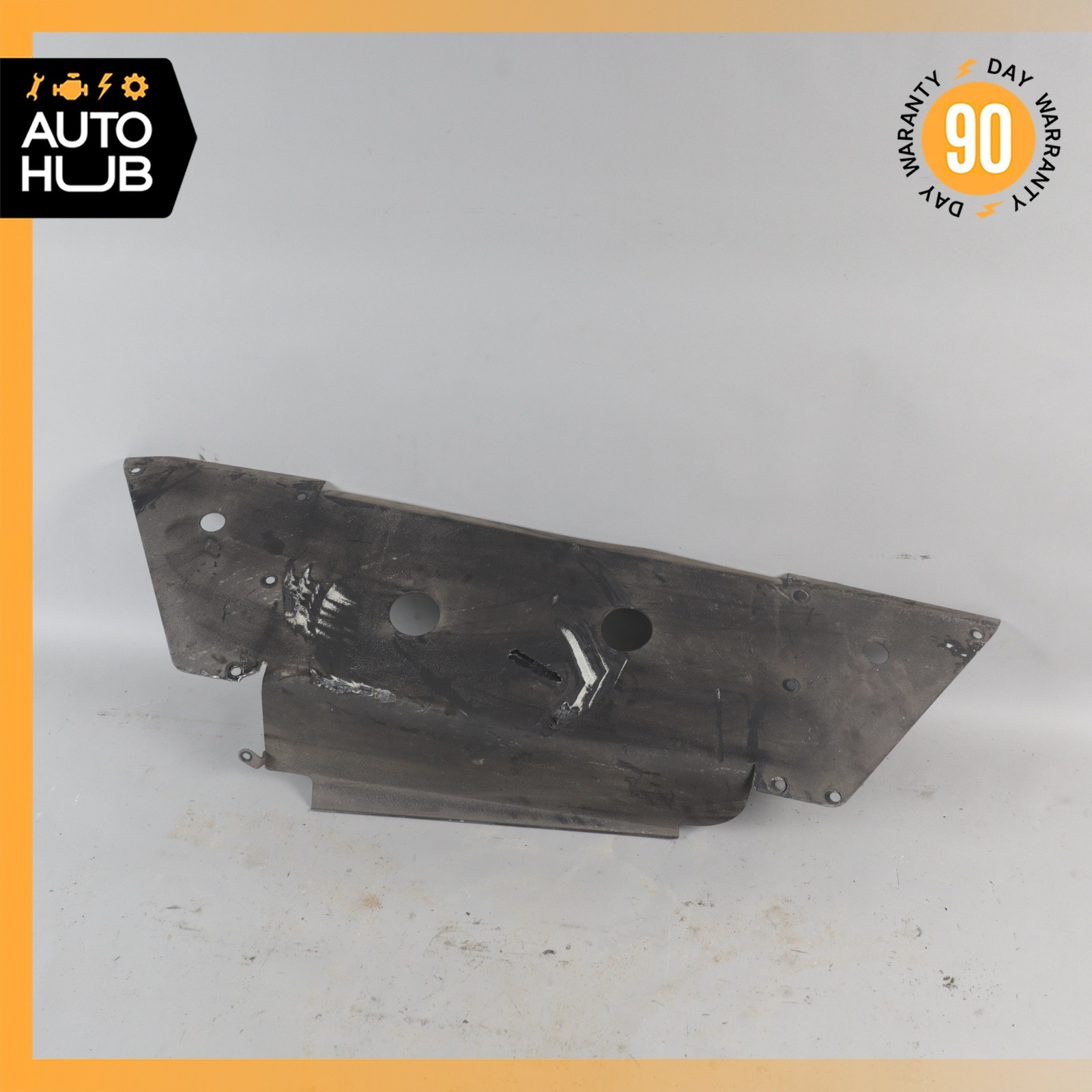 05-18 Mercedes W463 G550 G63 Rear Lower Fuel Tank Skid Plate Metal Shield OEM
