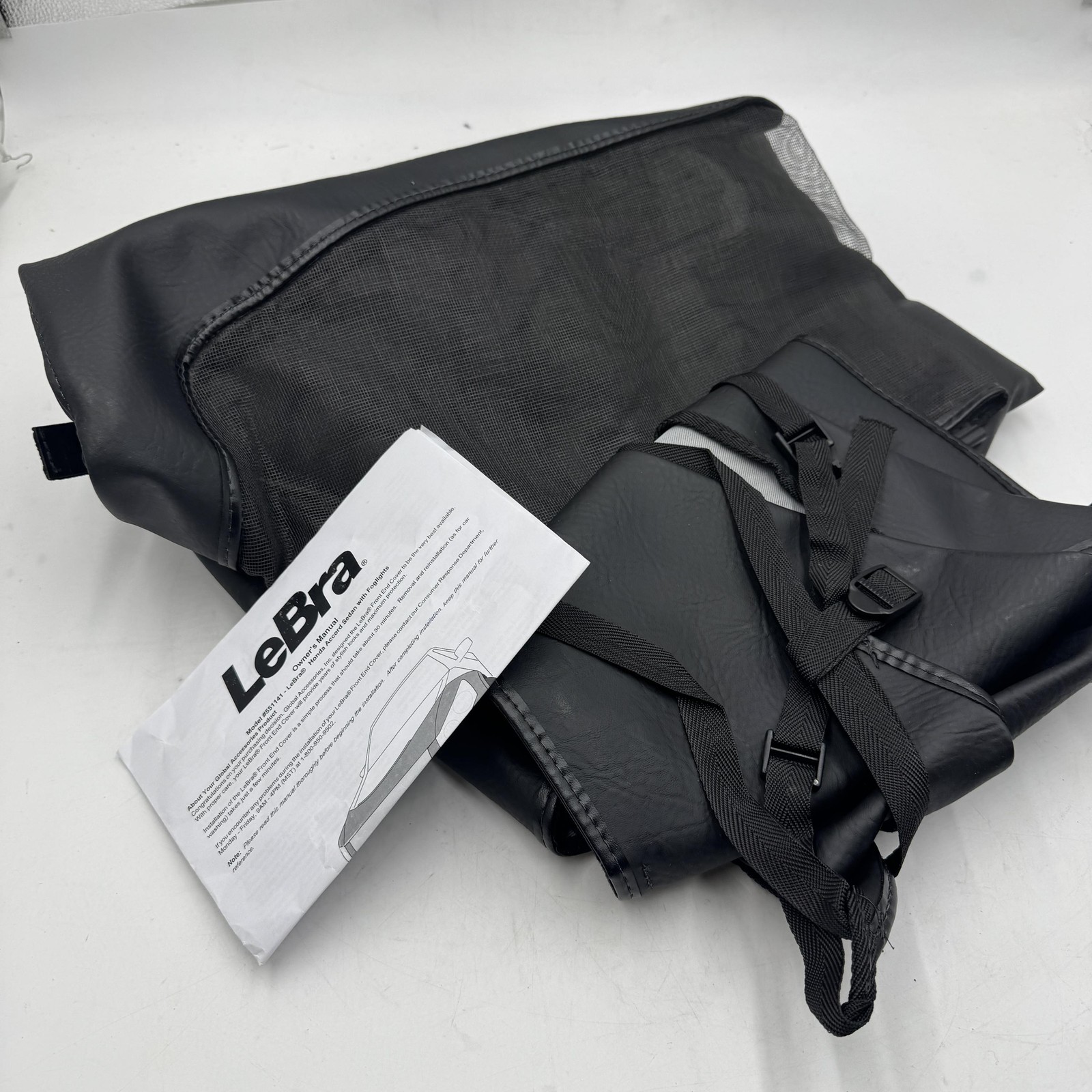 Lebra 551141-01 Covercraft Custom Fit Front End Cover for 2008-10 Accord, Vinyl