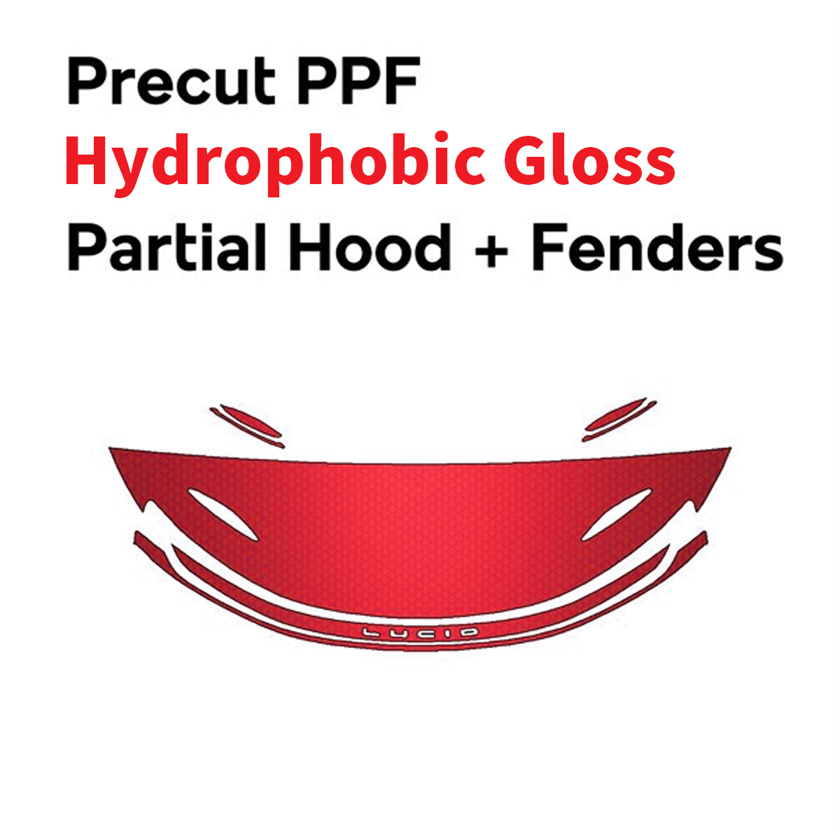 PreCut PPF Paint Protection Film Gloss DIY Clear Bra Kit for Lucid Air 2022-2025