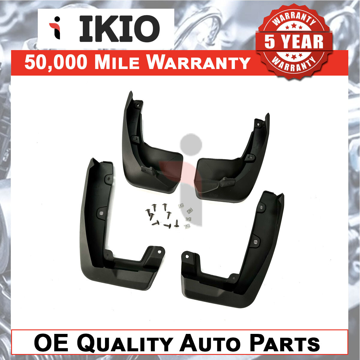 Full Set Rubber MudFlaps For Honda CR-V 2017-2020 Ikio