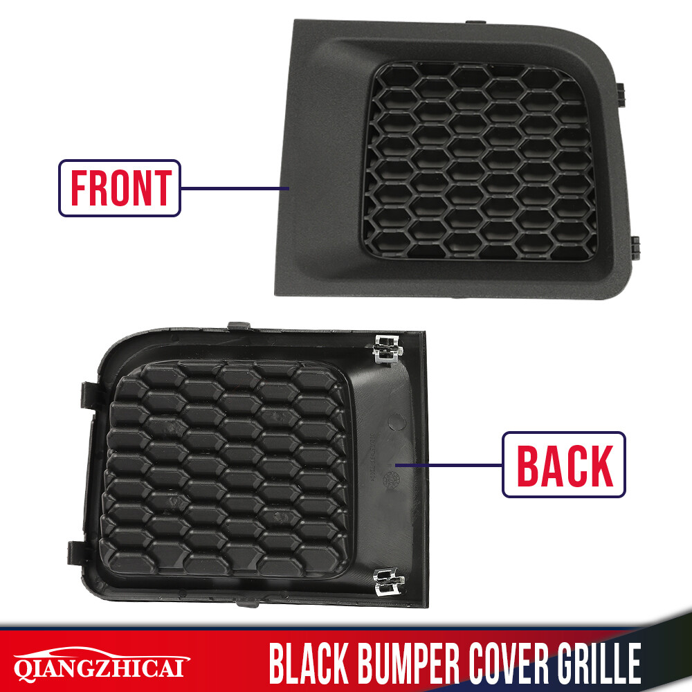 Fit For 2015-2017 Jeep Renegade Front Left & Right Black Bumper Cover Grille Kit